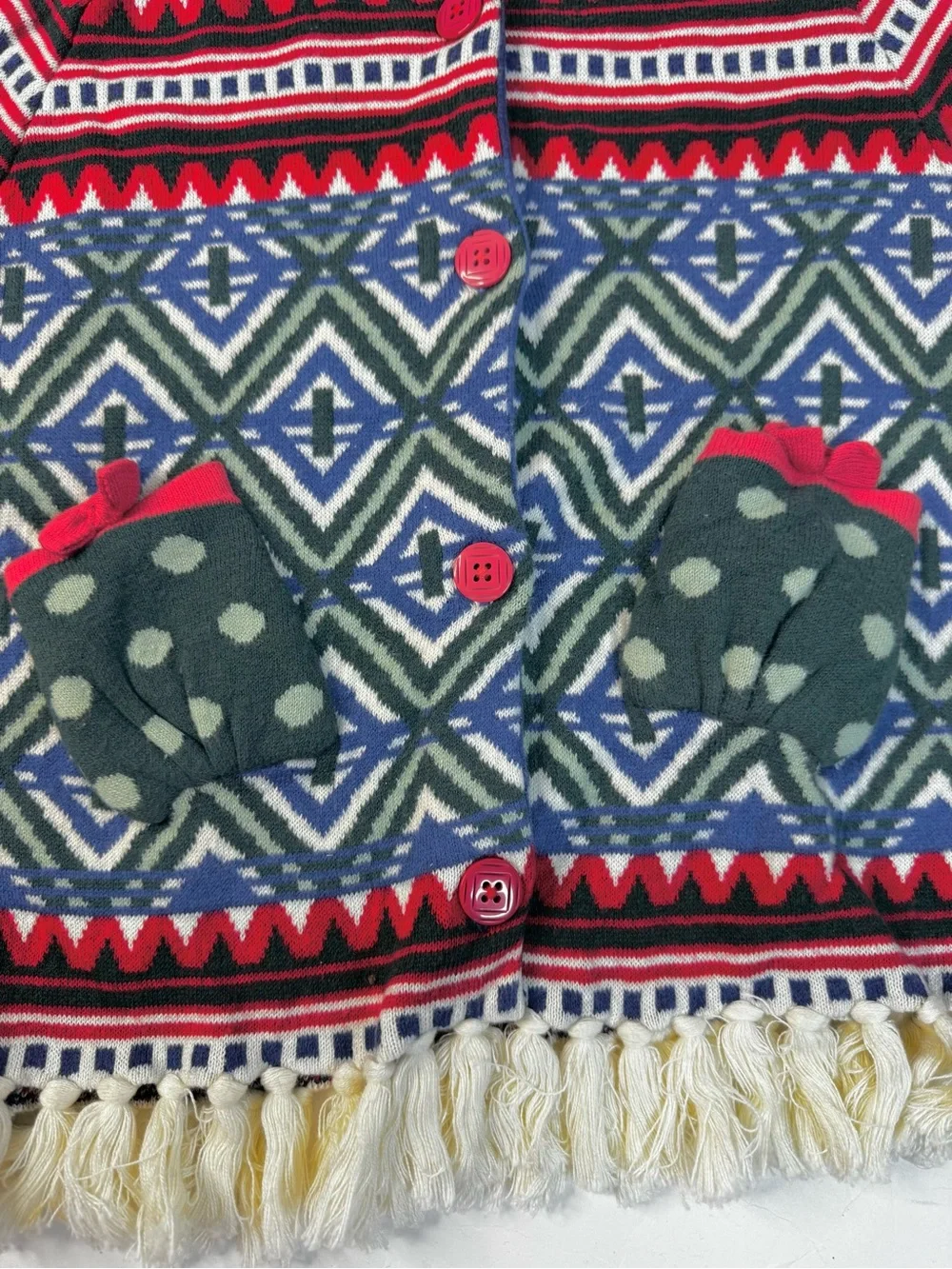 Matilda Jane Hooded Poncho A Caroling We Go